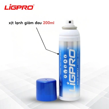 Bình Xịt Lạnh Ligpro 200ml - Giảm Đau, Phục Hồi Nhanh, Giảm Căng Cơ, An Toàn, 145.000đ