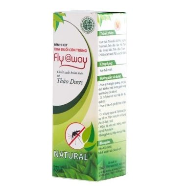 Bình Xịt Muỗi Flyaway Bảo Linh 30ml Thảo dược an toàn đuổi côn trùng hiệu quả giá 34.000 VND