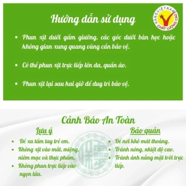 Bình Xịt Muỗi Flyaway Bảo Linh 30ml Thảo dược an toàn đuổi côn trùng hiệu quả giá 34.000 VND 7 Bình Xịt Muỗi Flyaway Bảo Linh 30ml Thảo dược an toàn đuổi côn trùng hiệu quả giá 34.000 VND 7