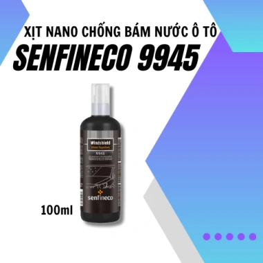 Bình xịt nano Senfineco 9.945 chống bám nước kính ô tô 100ml - Hiệu quả bảo vệ, không lem