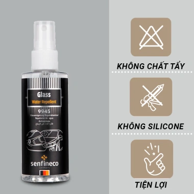 Bình xịt nano Senfineco 9.945 Glass Water Repelent 100ml Chống bám nước kính ô tô giá ưu đãi 224.910 VND 4