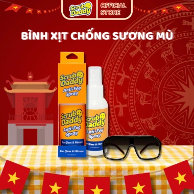 Bình xịt Scrub Daddy Anti Fog Spray 50ml - Chống sương mù, ngừa động nước, 199.000₫