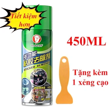 Bình xịt tẩy đa năng AUTO GLUE 450ml - Xịt sạch băng dính, vết mực, cao su, không để lại vết bẩn, giá ưu đãi 149k - SKYCOM
