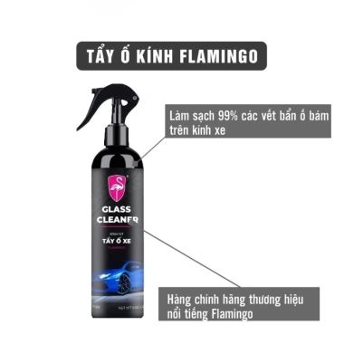 Bình xịt tẩy ố kính ô tô Flamingo F188 230ml – Làm sạch, loại cặn canxi, chống đốm nước 2