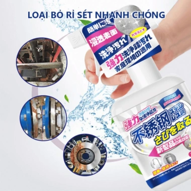 Bình xịt tẩy rỉ sét đa năng inox sắt thép Tree Home BX09 giảm oxi hoá 75.000đ