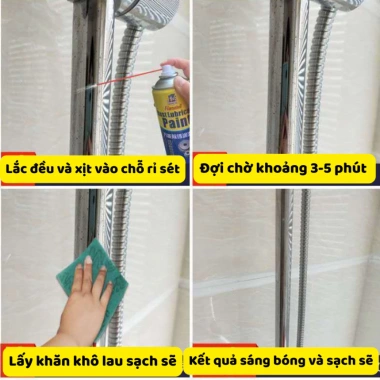 Bình xịt tẩy rỉ sét inox sắt thép BX39 - Giảm oxi hoá, bôi trơn, chỉ 71.540 VND