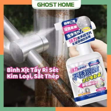 Bình xịt tẩy rỉ sét inox sắt thép đa năng Ghost Home BX09 - Giảm oxi hoá, giá 75.000đ