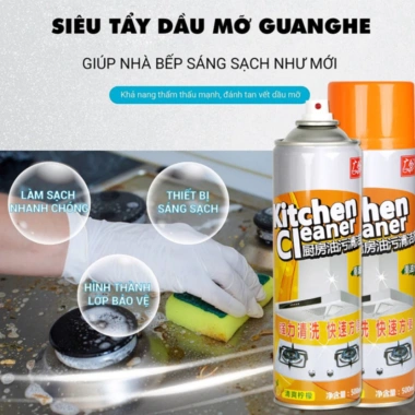 Bình xịt vệ sinh nhà bếp đa năng KITCHEN Cleaner - Loại bỏ dầu mỡ, vết bẩn ngay, chỉ 30.000đ 7