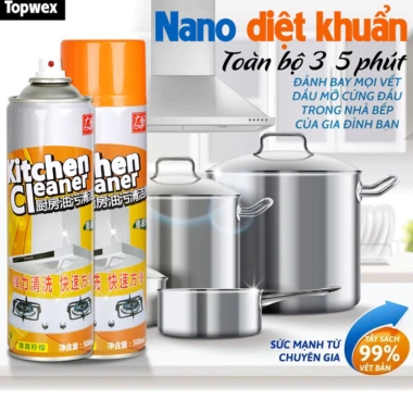 Bình xịt vệ sinh nhà bếp đa năng KITCHEN Cleaner - Loại bỏ dầu mỡ, vết bẩn ngay, chỉ 30.000đ 8