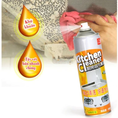 Bình xịt vệ sinh nhà bếp đa năng KITCHEN Cleaner - Loại bỏ dầu mỡ, vết bẩn ngay, chỉ 30.000đ 9
