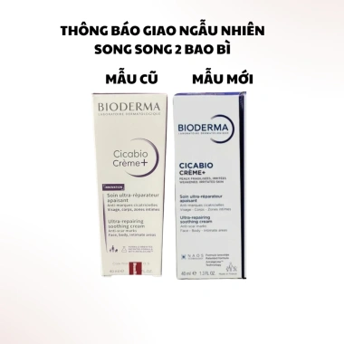 Bio Derma Cicabio Creme 40ml/100ml - Kem phục hồi da tổn thương giảm giá 309.000