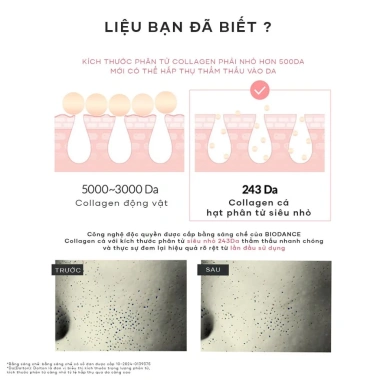 BIODANCE Mặt Nạ Thạch Collagen Thu Nhỏ Lỗ Chân Lông, Da Căng Bóng, Giá ưu đãi 118.900