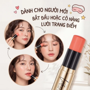 Bird Flydiary Phấn Má Hồng 3 trong 1 dạng kem, không lem, chống nước - phù hợp người mới, tông tự nhiên - 180.000₫