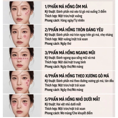 Bird Flydiary Phấn Má Hồng 3 trong 1 dạng kem, không lem, chống nước - phù hợp người mới, tông tự nhiên - 180.000₫