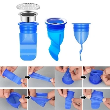 Bịt Cống Silicon Chặn Mùi Hôi, Nắp Phễu Thoát Sàn, Chống Trào Ngược, Ngăn Côn Trùng, Khử Mùi - Giá 9.200 VND