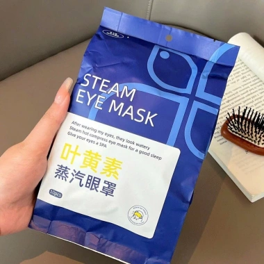 Bịt Mắt Chườm Ấm Giảm Cuồng Thâm, Dễ Ngủ - Mặt Nạ Lưu Thông Máu, Giảm Căng Thẳng, Chỉ 38k