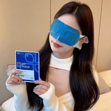 Bịt Mắt Chườm Ấm Giảm Cuồng Thâm, Dễ Ngủ - Mặt Nạ Lưu Thông Máu, Giảm Căng Thẳng, Chỉ 38k