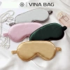Bịt mắt lụa satin cao cấp, dây đeo co giãn không ép mắt, giúp ngủ ngon