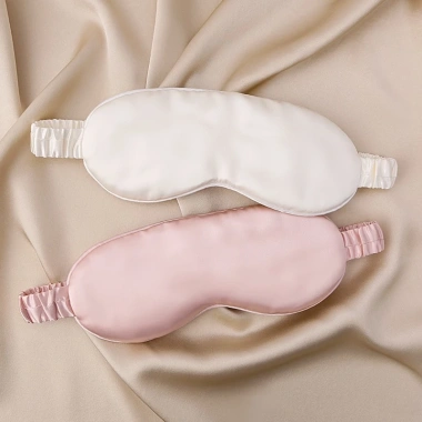 Bịt mắt lụa satin cao cấp, dây đeo co giãn không ép mắt, giúp ngủ ngon 3