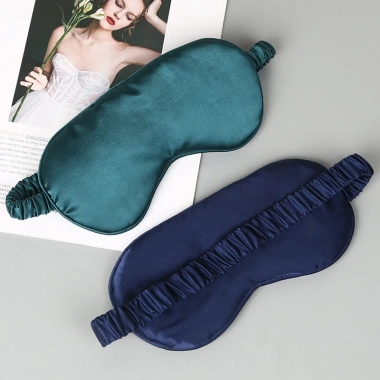 Bịt mắt lụa satin cao cấp, dây đeo co giãn không ép mắt, giúp ngủ ngon 5
