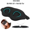 Bịt Mắt Ngủ 3D Thông Minh + Nút Bịt Tai Chống Ồn Tiện Dụng - Hickies, Giá chỉ 32.5k