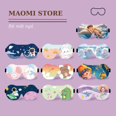 Bịt mắt ngủ dễ thương, che mắt khi ngủ - Giảm ánh sáng, giá 44.900 VND