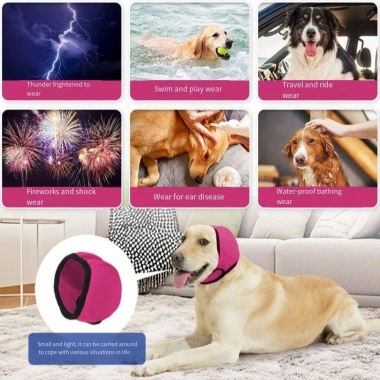 Bịt tai chó Thunder giảm tiếng ồn, chống nước, điều chỉnh vừa vặn, bảo vệ thính giác - Giá ưu đãi 51.624 VND