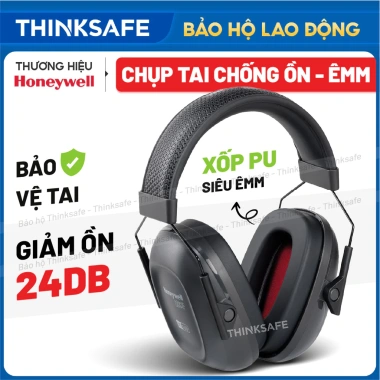 Bịt tai chống ồn Honeywell giảm 24dB, bảo vệ thính giác nhà máy, chỉ 310.700 VNĐ