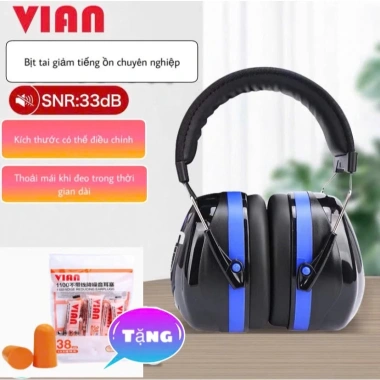 Bịt tai chống ồn VIAN 10.534 34dB - Giá 127k, phù hợp công trường, học tập, máy bay, ngủ 10