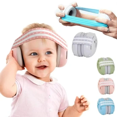 Bịt tai giảm tiếng ồn LCAION cho bé - Tai nghe chống ồn băng đô đàn hồi, nhựa ABS, cải thiện giấc ngủ, giá 261.360₫ 9