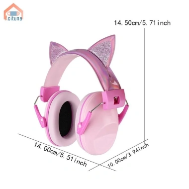 Bịt tai giảm tiếng ồn trẻ em điều chỉnh, đệm êm, nhỏ gọn, hiệu suất cao, cách âm máy bay