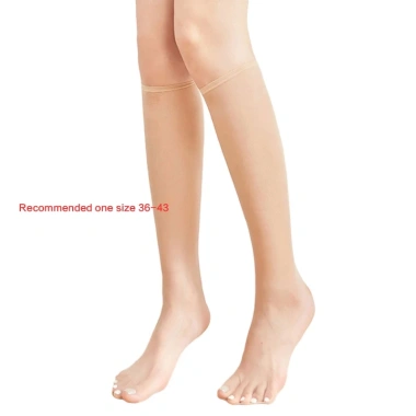 Bít tất gối cao nữ sợi pha lê mịn siêu mỏng, hỗ trợ nén, trong suốt - 36.720₫ 2