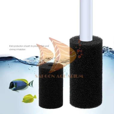 Bịt tép mút xốp đen - Bịt chặn đầu in lọc thác, treo, thùng thủy sinh, chỉ 15.000₫