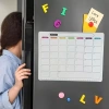 BLACKON Nam châm tủ lạnh, nhãn dán lịch mềm 28x21cm, bảng từ tính xóa được, lịch tuần‑tháng 4