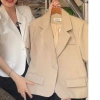 Blazer Cộc Tay 2 Lớp Lót Habutai Mát, Form Chuẩn, Dáng Đẹp – Giá 345.000₫ 4
