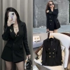 Blazer đen ngắn DAY CHIC - Công sở thời trang, chỉ 399.000đ, không kèm chân váy