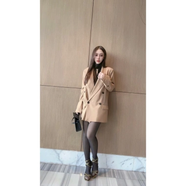Blazer Gam Vàng Be Trọng P.L.STUDIO BL15 - Giá 890.000, Chất Lục Cao, Đẳng Cấp 3