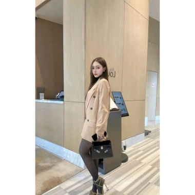 Blazer Gam Vàng Be Trọng P.L.STUDIO BL15 - Giá 890.000, Chất Lục Cao, Đẳng Cấp 5