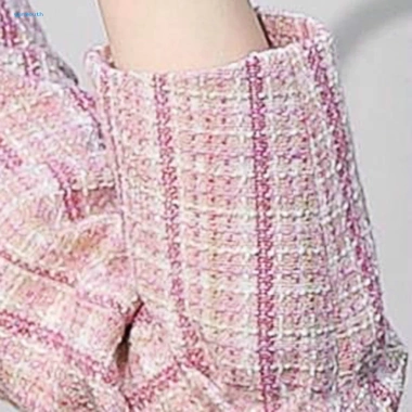 Blazer kẻ sọc màu, cardigan tay dài ấm áp chống nhăn, áo khoác thu đông 328.913₫