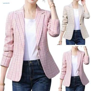 Blazer kẻ sọc màu, cardigan tay dài ấm áp chống nhăn, áo khoác thu đông 328.913₫ 6 Blazer kẻ sọc màu, cardigan tay dài ấm áp chống nhăn, áo khoác thu đông 328.913₫ 6