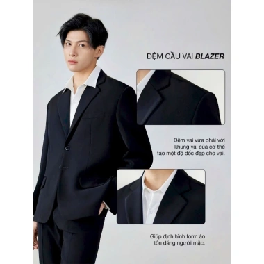 Blazer nam Hàn Quốc cao cấp sang trọng chuẩn men, giảm giá 349.000₫ 2