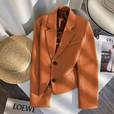 Blazer Nữ Ngắn Màu Vàng - Áo Khoác Xuân Thu Niche Thời Trang, Giá chỉ 343.440đ 5 Blazer Nữ Ngắn Màu Vàng - Áo Khoác Xuân Thu Niche Thời Trang, Giá chỉ 343.440đ 5