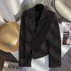 Blazer Nữ Ngắn Màu Vàng - Áo Khoác Xuân Thu Niche Thời Trang, Giá chỉ 343.440đ 6