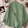 Blazer Nữ Oukwca Hàn Quốc - Công sở, lưng khe, áo khoác ngoài, chỉ 273k 3