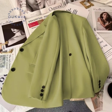 Blazer Nữ Oukwca Hàn Quốc - Công sở, lưng khe, áo khoác ngoài, chỉ 273k 8 Blazer Nữ Oukwca Hàn Quốc - Công sở, lưng khe, áo khoác ngoài, chỉ 273k 8