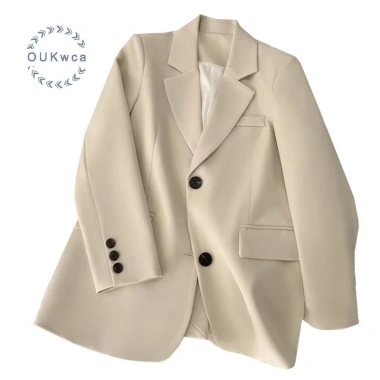 Blazer Nữ Oukwca Hàn Quốc - Công sở, lưng khe, áo khoác ngoài, chỉ 273k