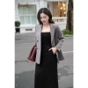 Blazer ORENDA MODA Suông Tay Lật Lót Kẻ - Giá 632.500đ, Phong Cách Công Sở Nữ 2