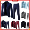 Blazers nam tay dài ô mấp màu đơn sắc - Phối vest nam, giảm 23% chỉ 460.437 VND