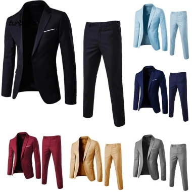 Blazers nam tay dài ô mấp màu đơn sắc - Phối vest nam, giảm 23% chỉ 460.437 VND 6
