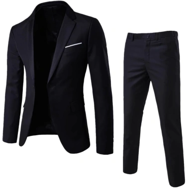 Blazers nam tay dài ô mấp màu đơn sắc - Phối vest nam, giảm 23% chỉ 460.437 VND 10